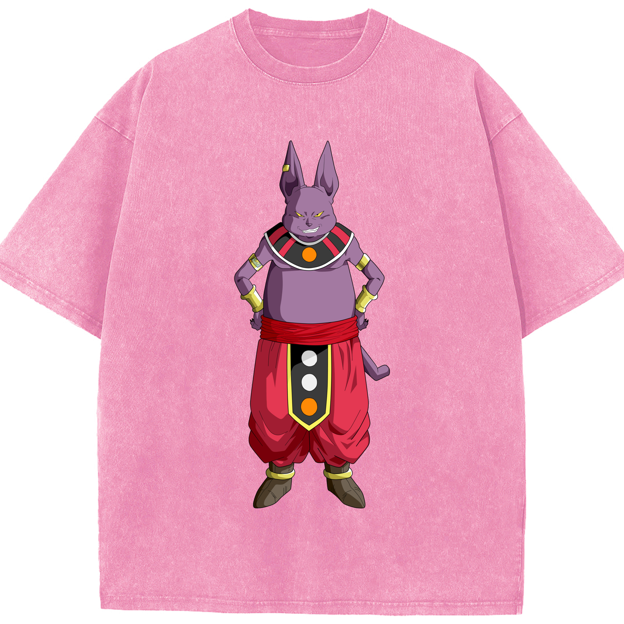 （画像用） ドラゴンボール シャンパ DRAGON BALL Champa 綿100% ヴィンテージ風 半袖Tシャツ（フロントプリント）